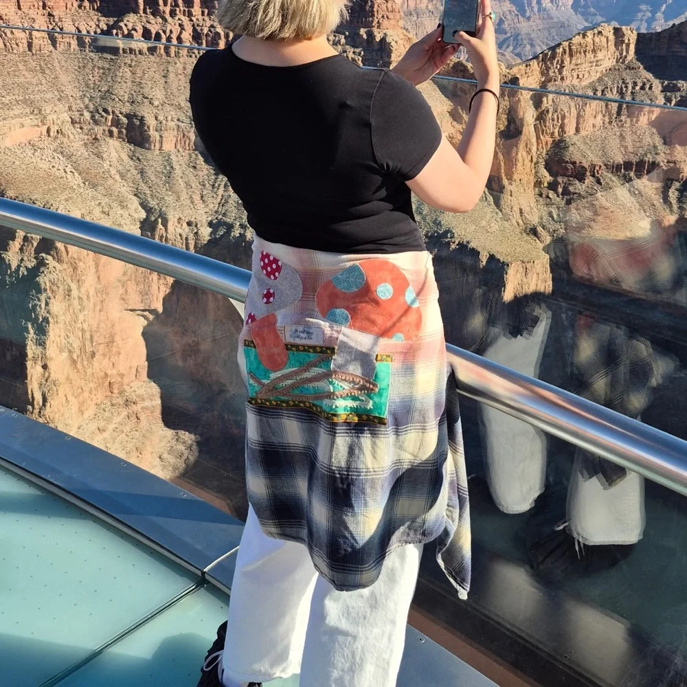 Up cycled flannel shirt - Picture 6 of 6